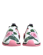 Scarpe da ginnastica Sorrento con stampa rosa bianca