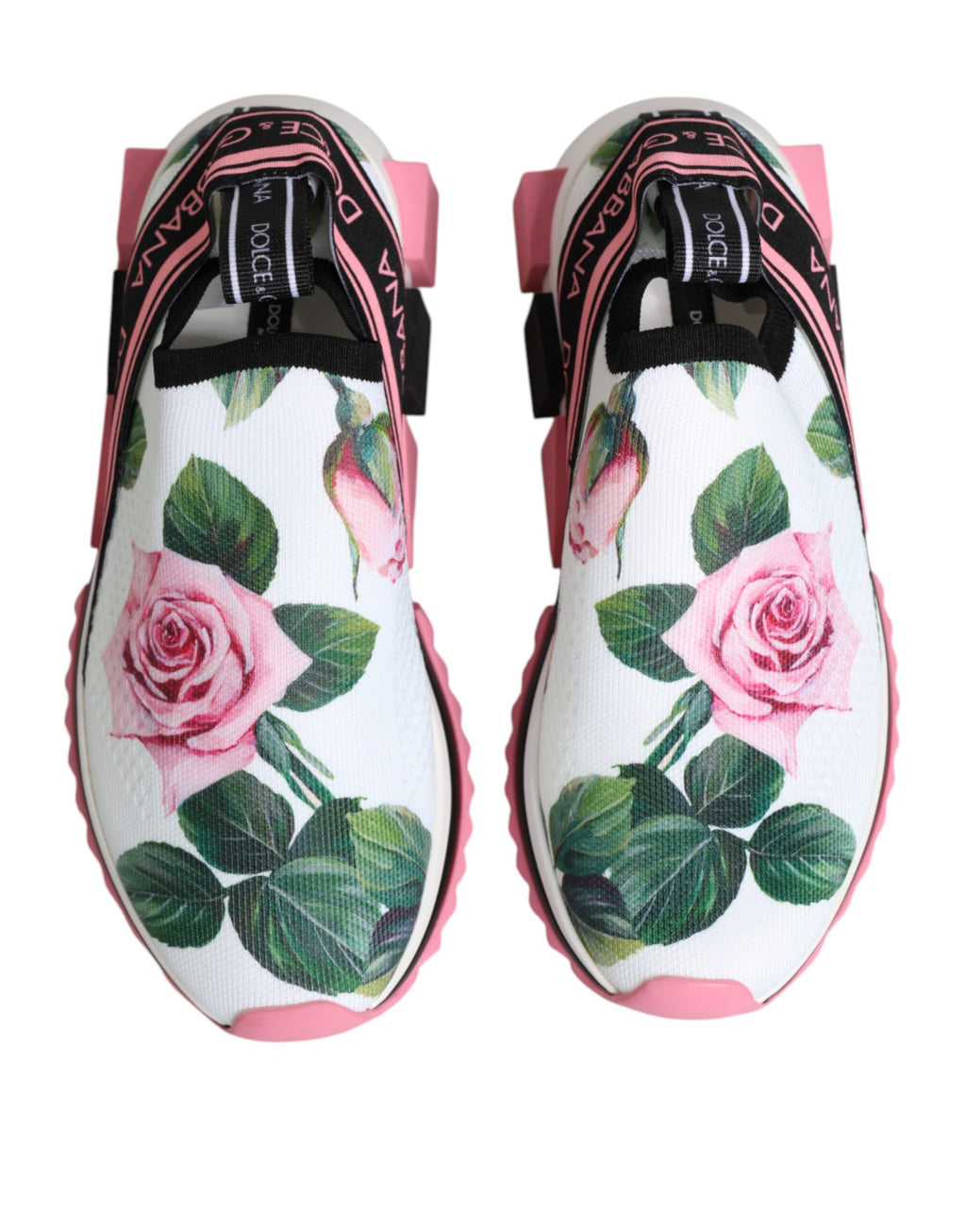 Scarpe da ginnastica Sorrento con stampa rosa bianca