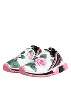Scarpe da ginnastica Sorrento con stampa rosa bianca