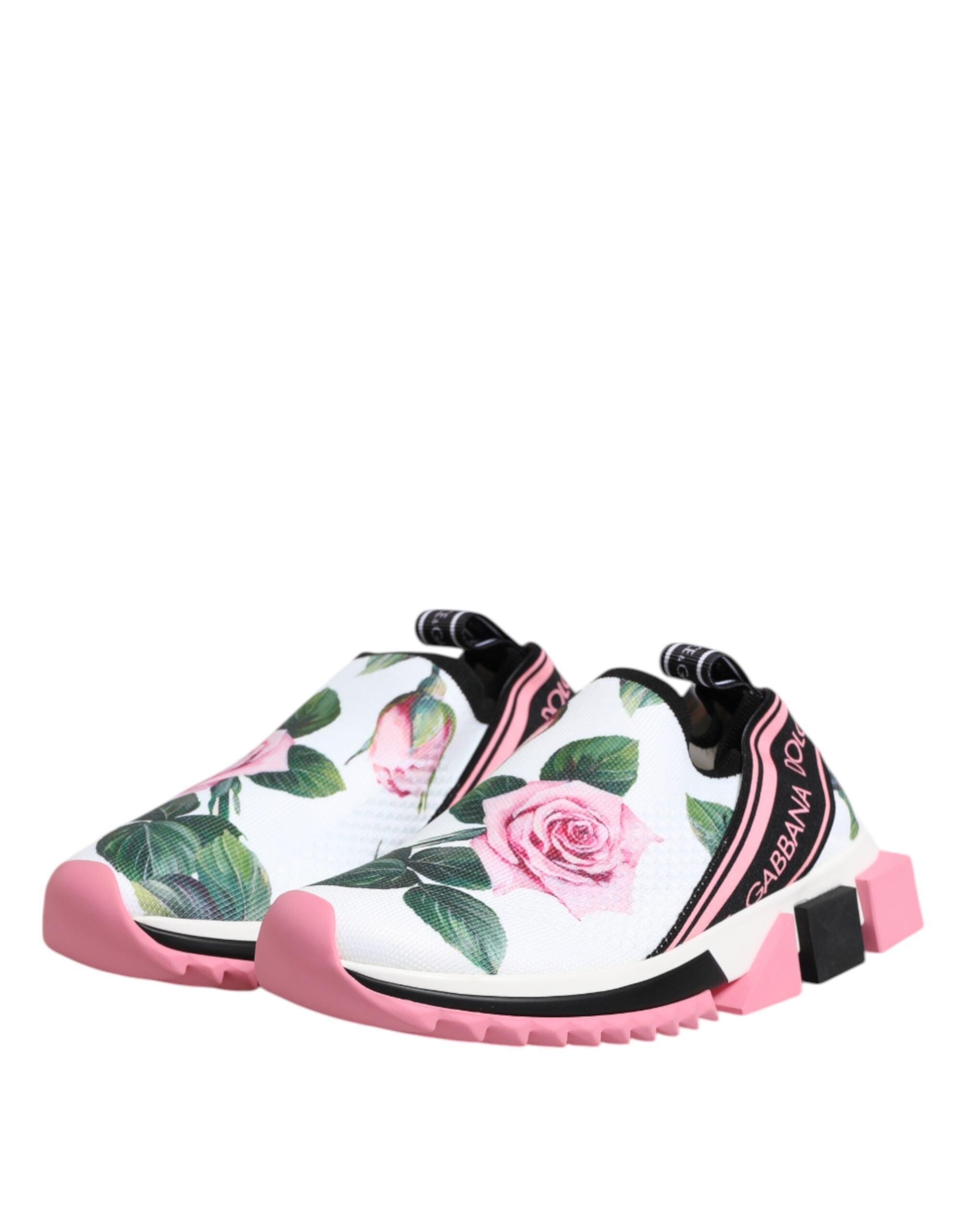 Scarpe da ginnastica Sorrento con stampa rosa bianca