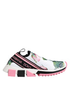 Scarpe da ginnastica Sorrento con stampa rosa bianca