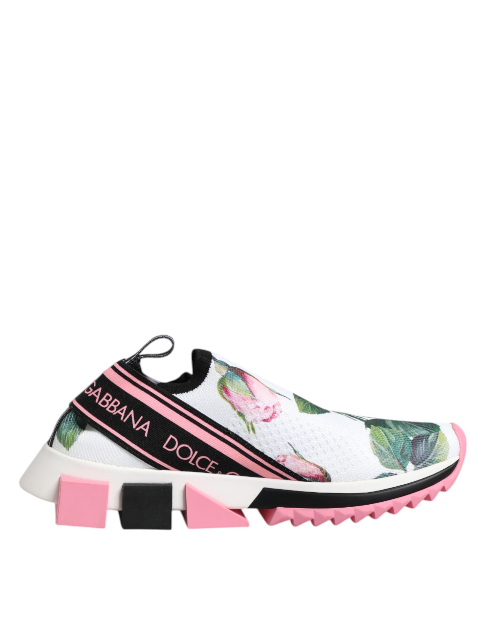 Scarpe da ginnastica Sorrento con stampa rosa bianca