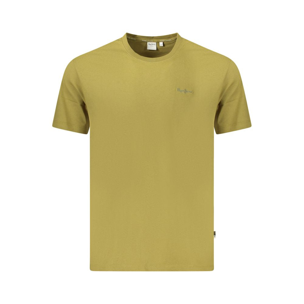 Grünes Baumwoll-Herren-T-Shirt