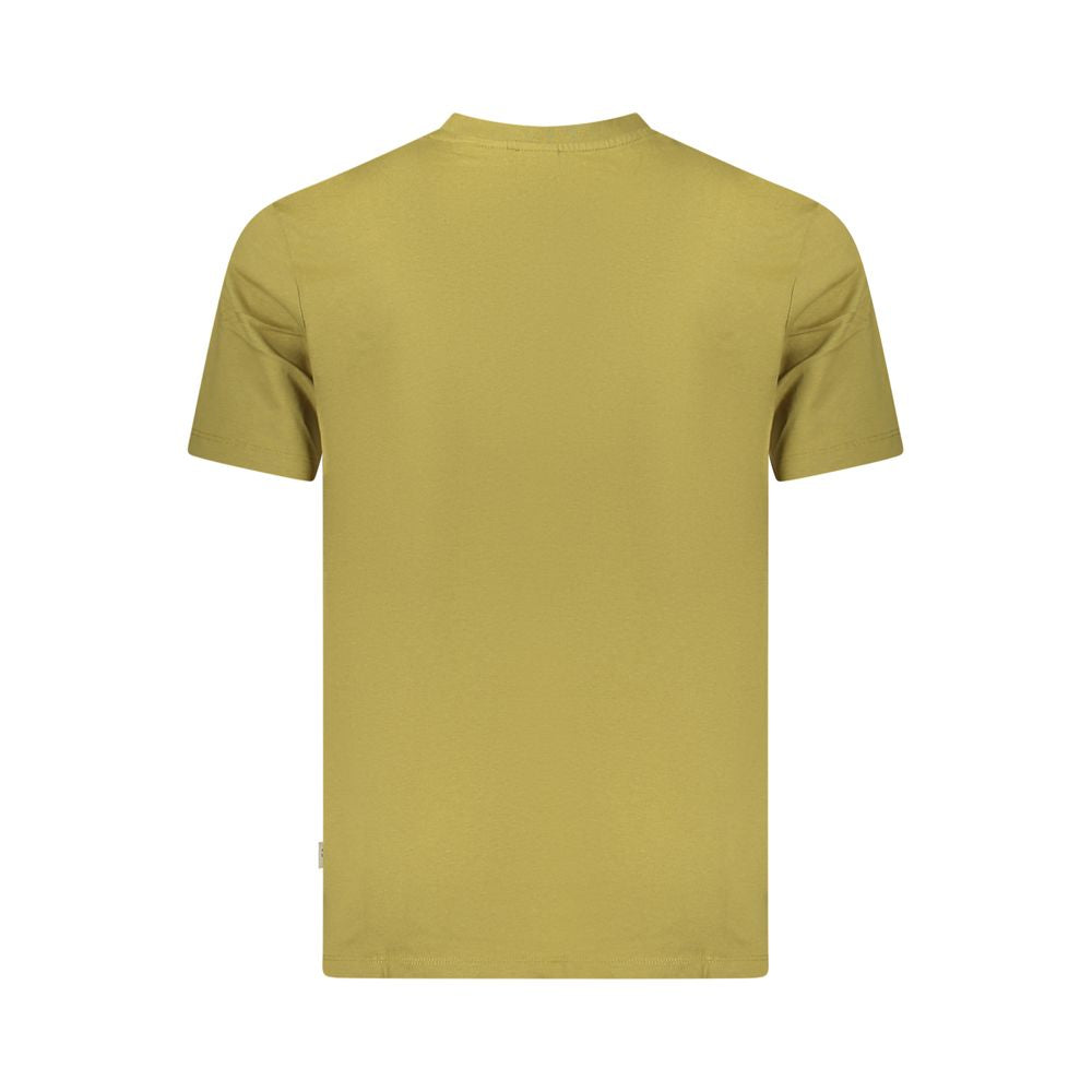 Grünes Baumwoll-Herren-T-Shirt