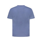 Blue Cotton Men's T-Shirt