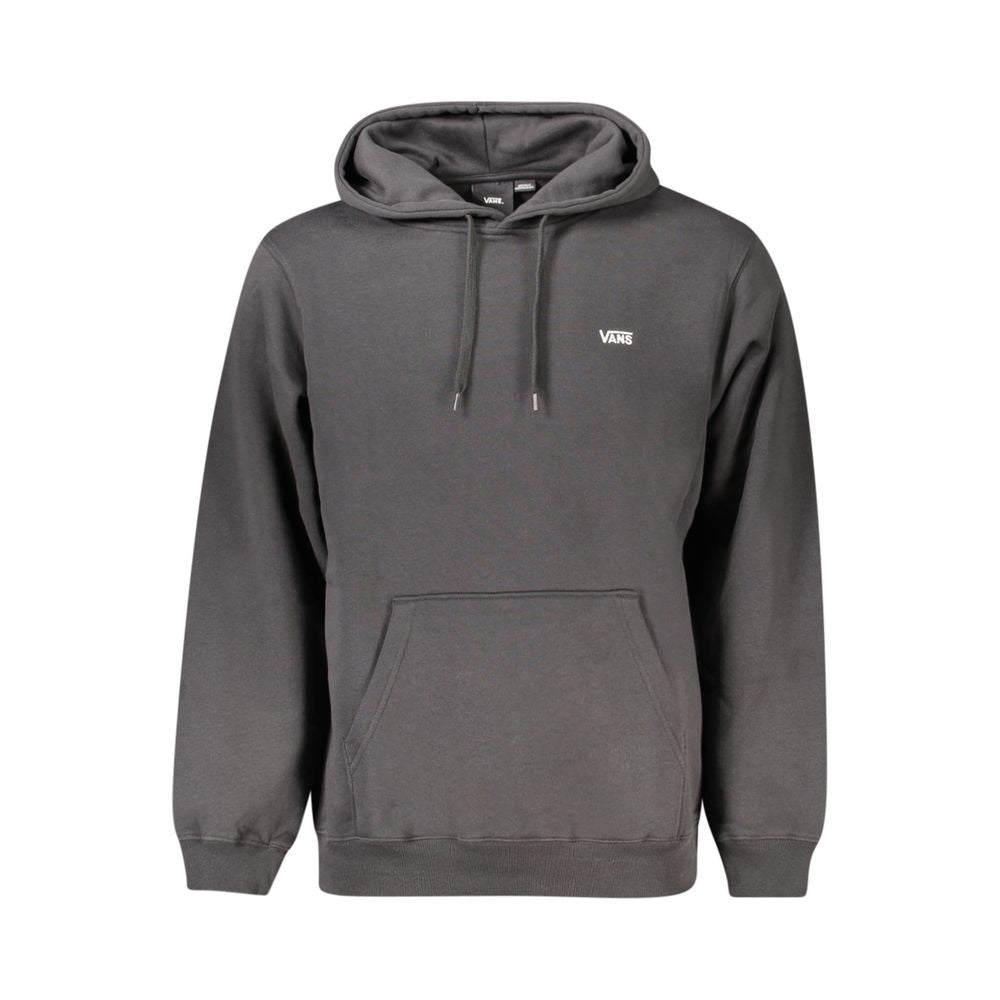 Herren-Kapuzenpullover aus schwarzer Baumwolle