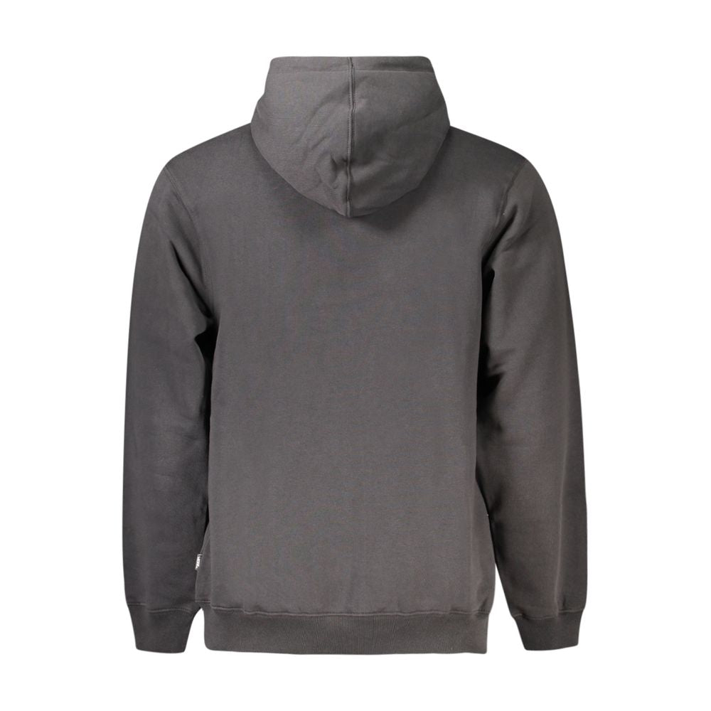 Herren-Kapuzenpullover aus schwarzer Baumwolle