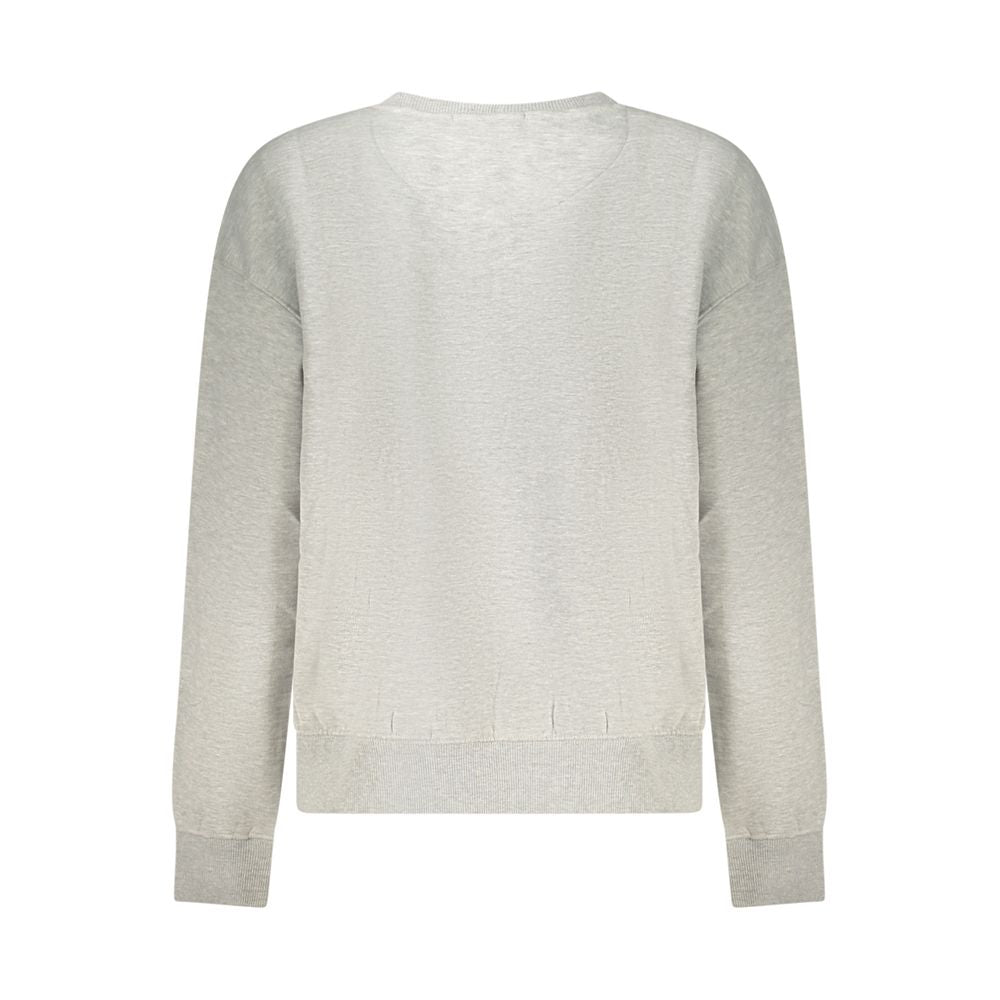 Grigio Cotton Women Sweatshirt