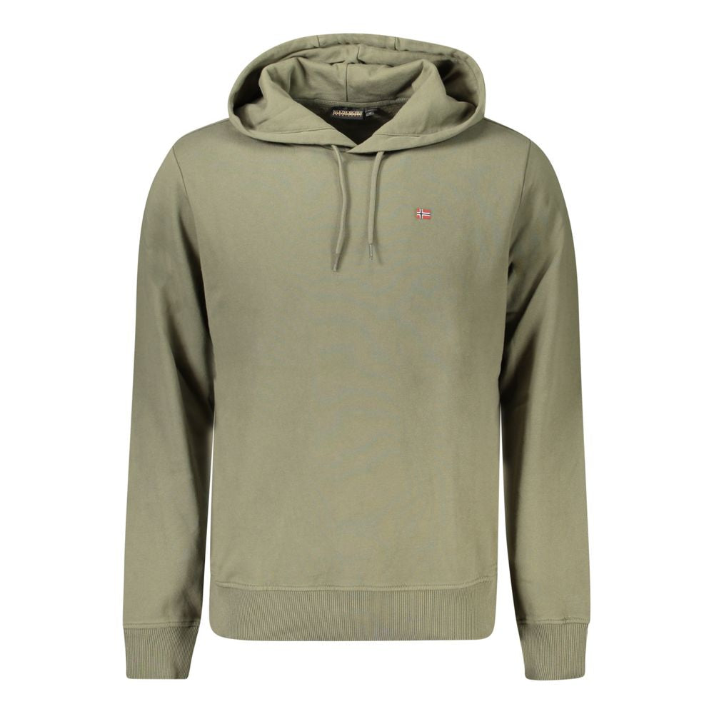 Grünes Herren-Sweatshirt aus Baumwolle