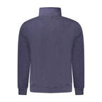 Blue Cotton Men Sweatshirt