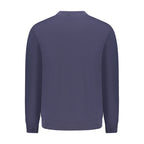 Blue Cotton Men Sweatshirt