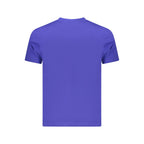 Blue Cotton Men's T-Shirt
