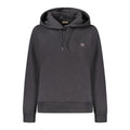 Black Cotton Women's Hoodie