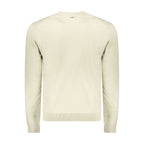 Maglione da uomo in cotone beige