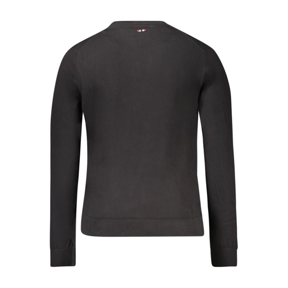 Herren Pullover aus schwarzer Baumwolle