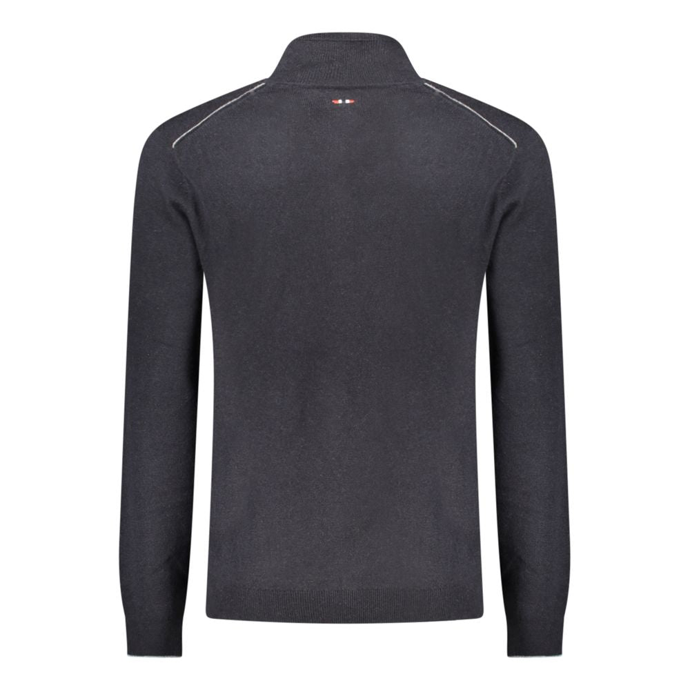 Maglione da uomo in lana nera