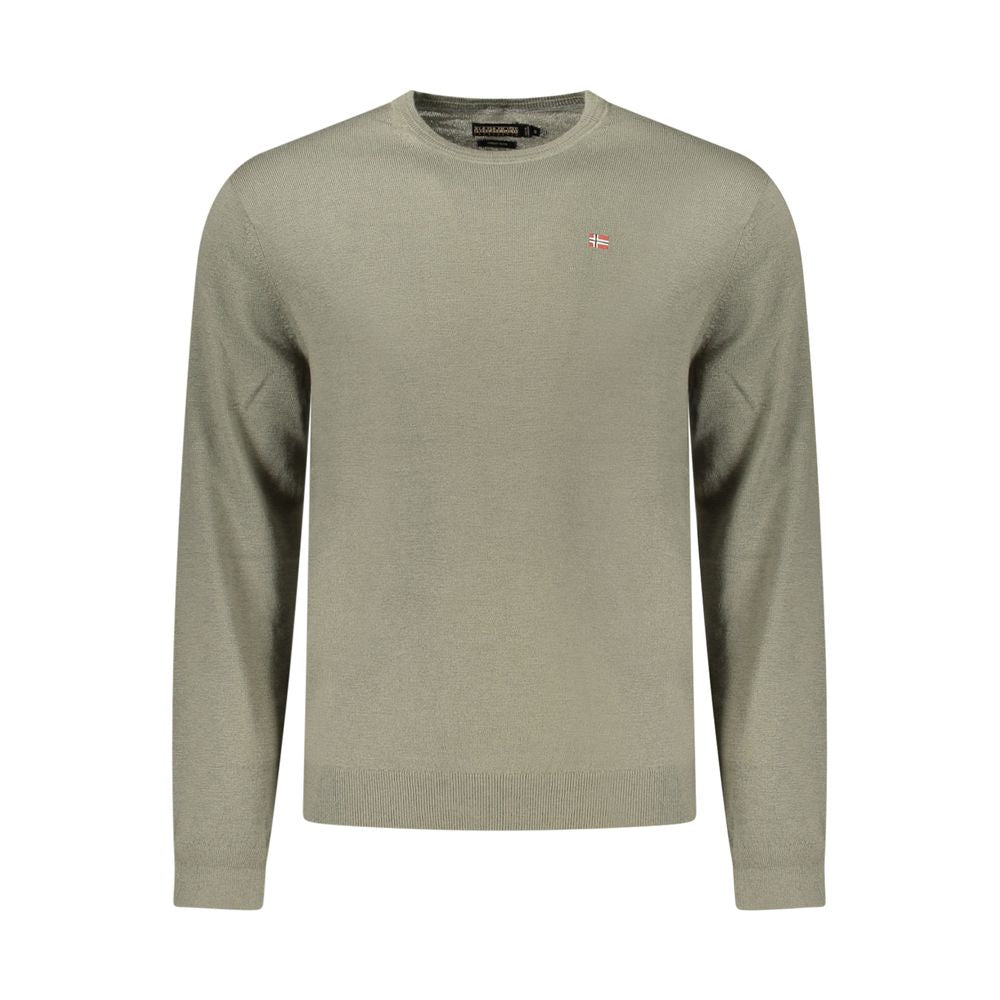 Green Wool Men's Sweater