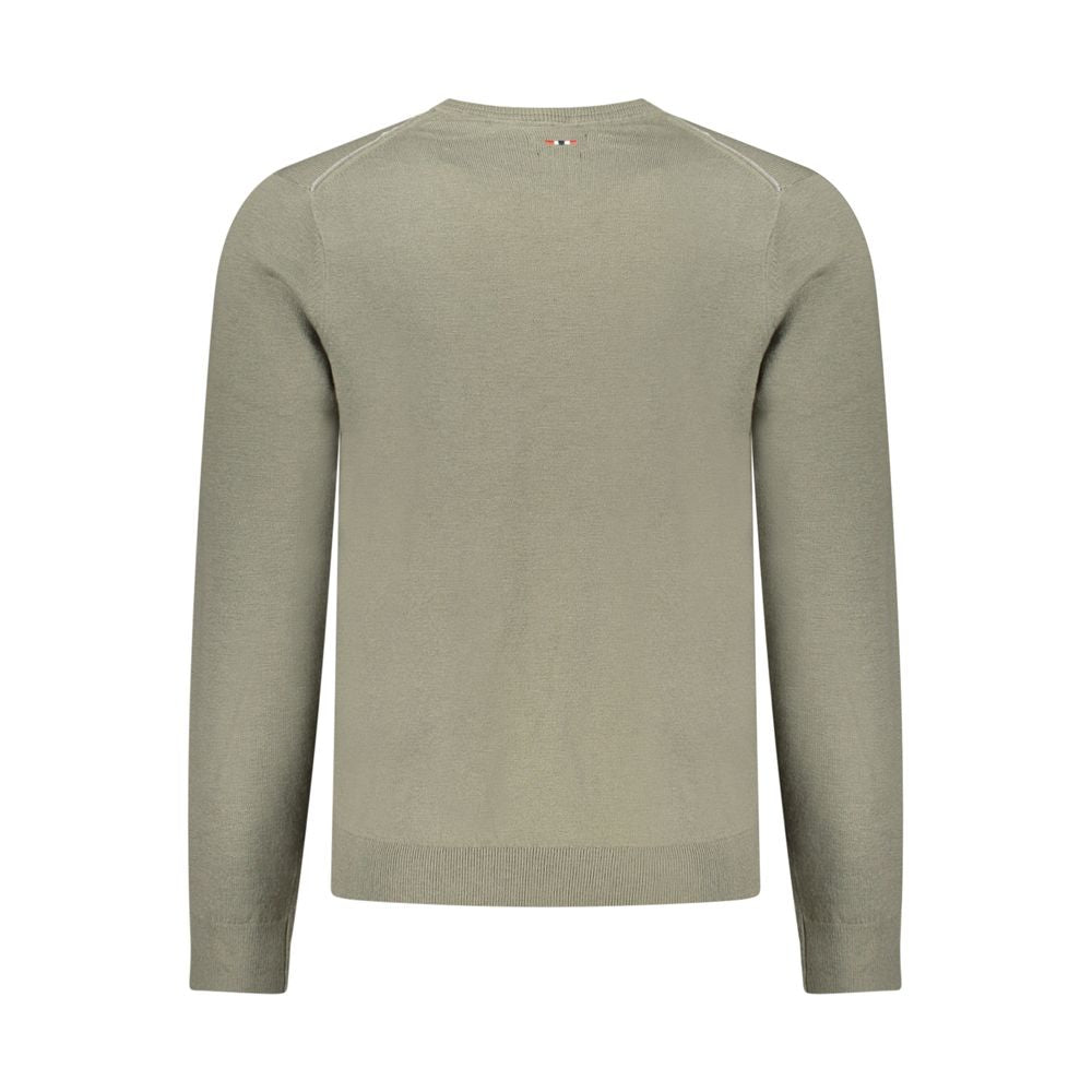 Green Wool Men's Sweater