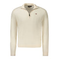 White Wool Men's Sweater