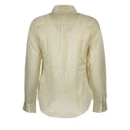 Beige Cotton Women Shirt