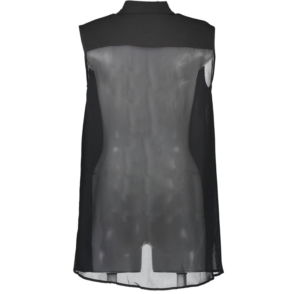 Black Viscose Women's Shirt