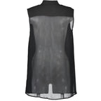 Black Viscose Women's Shirt