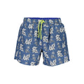 Blauer Polyester Herren Badeshorts