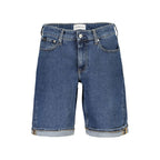 Calvin Klein Blu Cotton Men Short