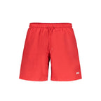 Rosso Polyester Men's Swim Boxer