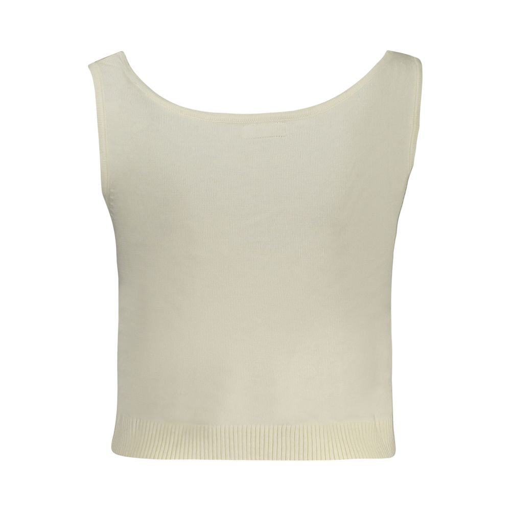 Weißes Polyester Damenhemd