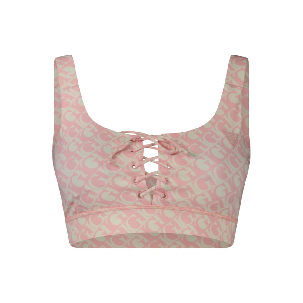 Rosa Damenbluse aus Polyester