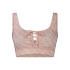 Rosa Damenbluse aus Polyester