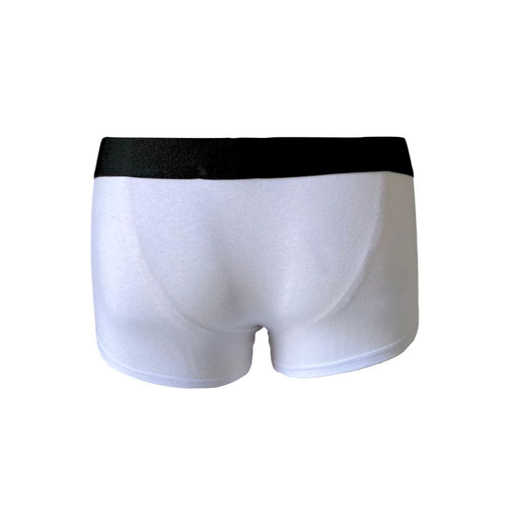 Weiße Baumwoll-Boxershorts für Herren