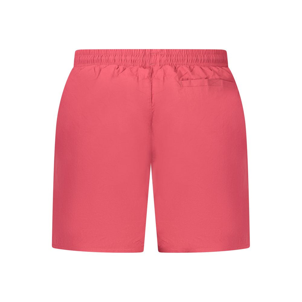Rote Polyamid Herren Badeshorts