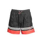 Badehose aus schwarzem Polyester für Herren