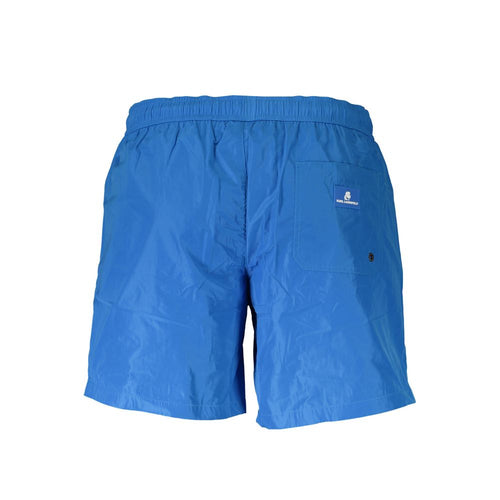 Azure Polyester Men's Swim Boxer