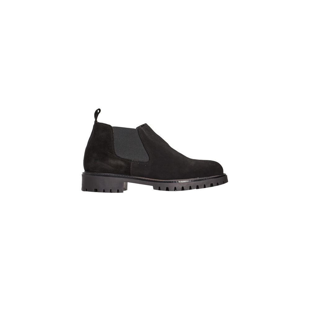 Herrenstiefel aus schwarzem Kalbsleder