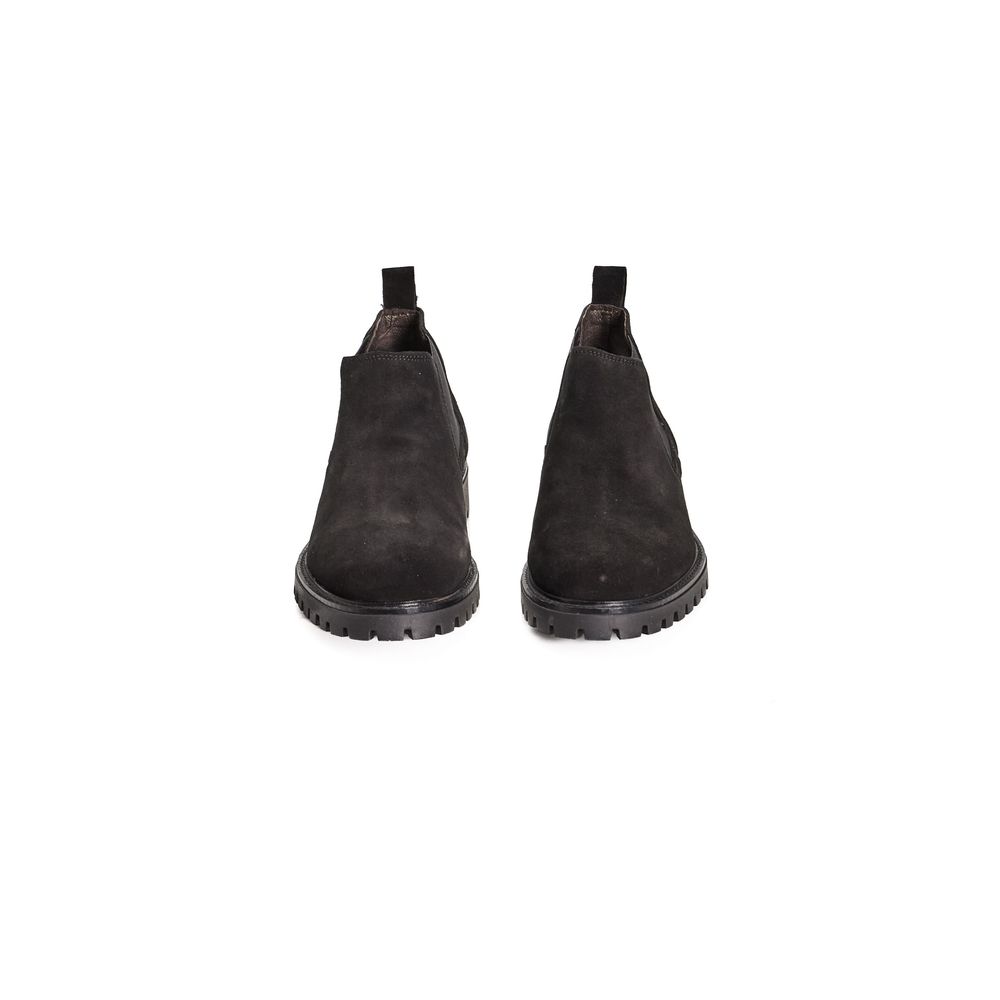 Herrenstiefel aus schwarzem Kalbsleder
