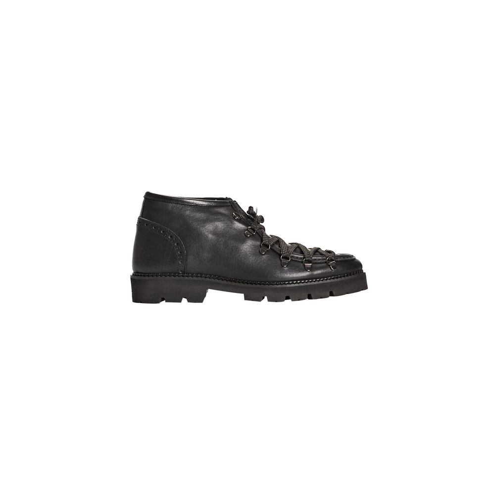 Herrenstiefel aus schwarzem Kalbsleder