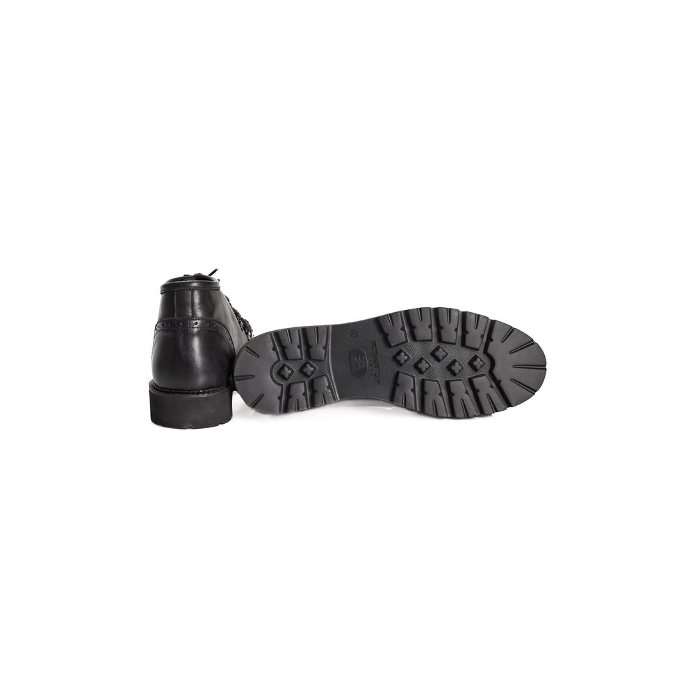 Herrenstiefel aus schwarzem Kalbsleder