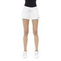 Pantaloncini Felpa Donna Cotone Bianco
