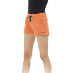 Orange Cotton Women's Sweatshorts