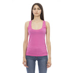 Mehrfarbiges Viskose Damen-Top