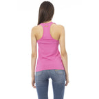 Mehrfarbiges Viskose Damen-Top