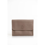 Herren-Clutch aus braunem Polyester