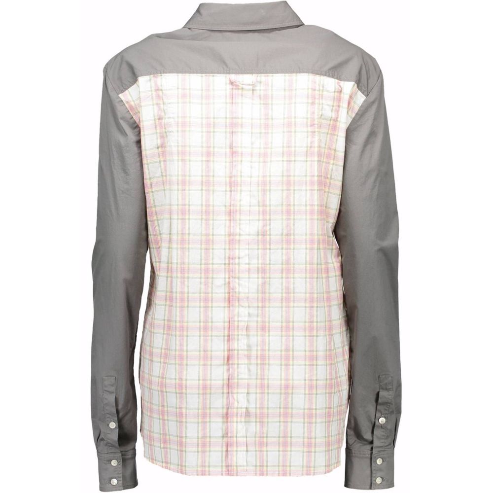 Damenhemd Grau Cotton