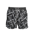 Badehose für Herren aus schwarzem Polyester