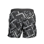 Badehose für Herren aus schwarzem Polyester