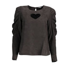 Black Lyocell Women Shirt