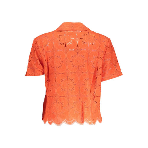 Arancione Poliammide Womens Shirt
